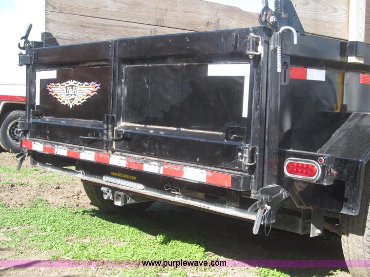 image for item F7162 2012 H&H 14' tandem axle dump trailer