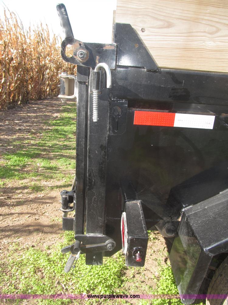 image for item F7162 2012 H&H 14' tandem axle dump trailer