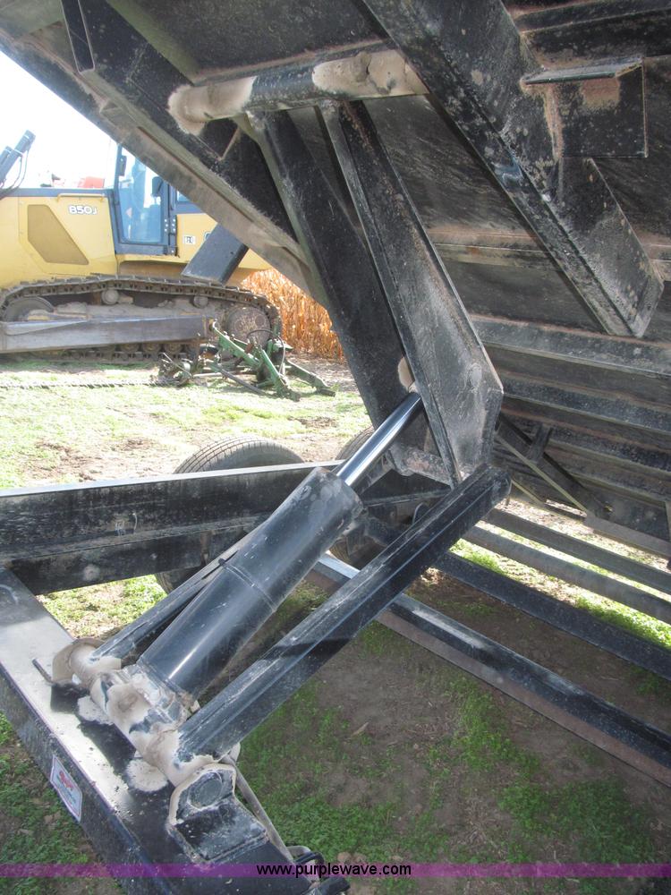 image for item F7162 2012 H&H 14' tandem axle dump trailer