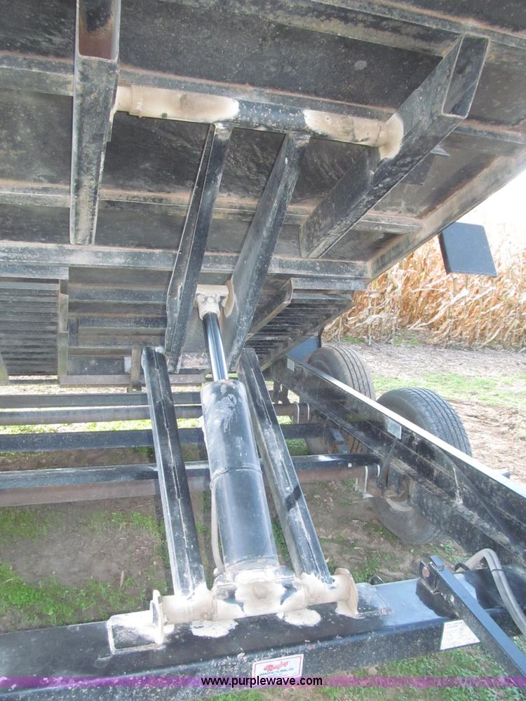 image for item F7162 2012 H&H 14' tandem axle dump trailer