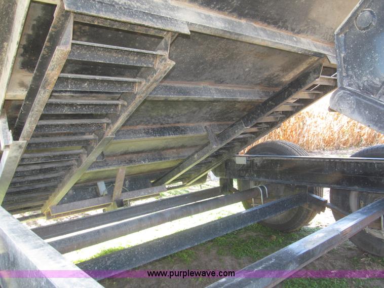 image for item F7162 2012 H&H 14' tandem axle dump trailer