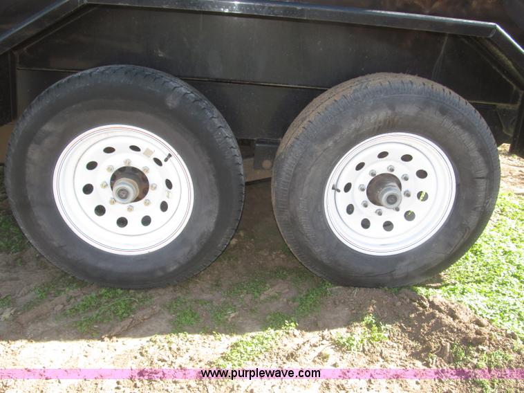 image for item F7162 2012 H&H 14' tandem axle dump trailer