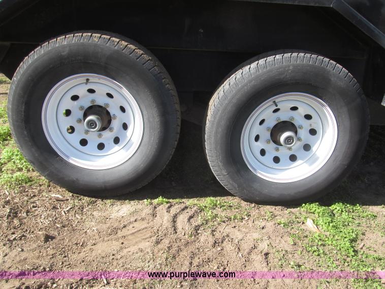 image for item F7162 2012 H&H 14' tandem axle dump trailer