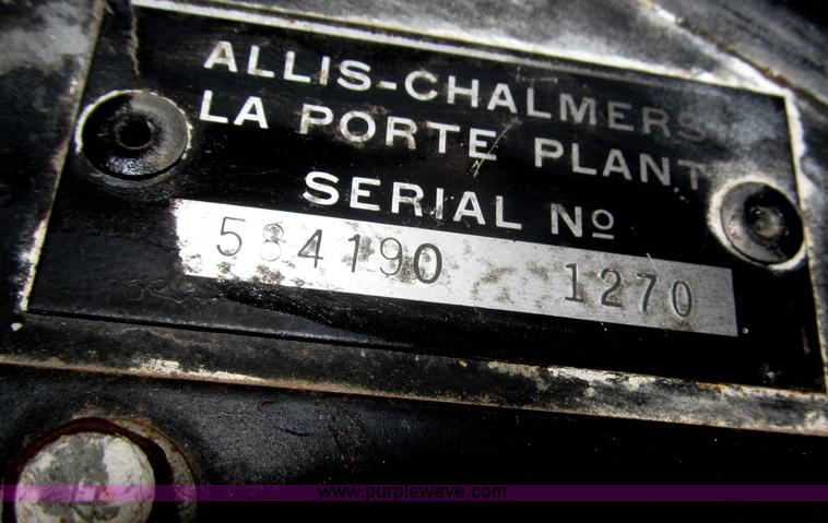 image for item F7180 Allis Chalmers AC7000 tractor