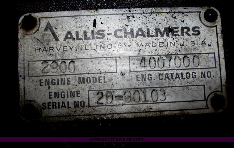image for item F7180 Allis Chalmers AC7000 tractor