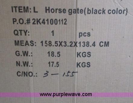 image for item G8919 (12) steel barn stall gates