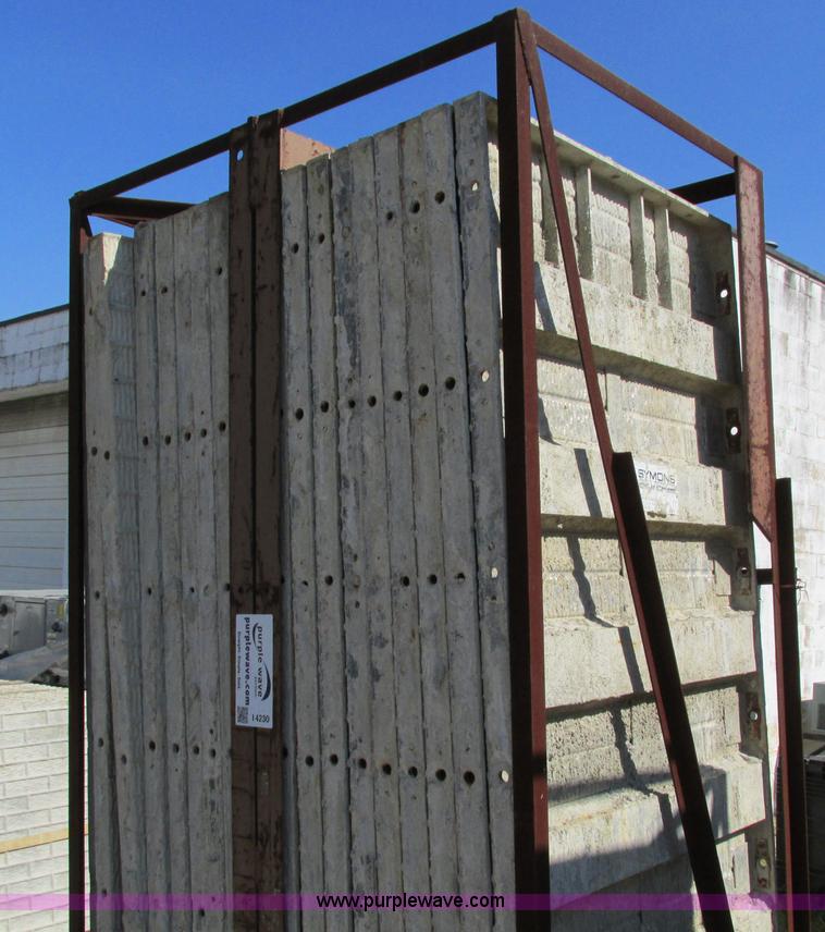 image for item I4230 (17) Symons Silver aluminum concrete forms