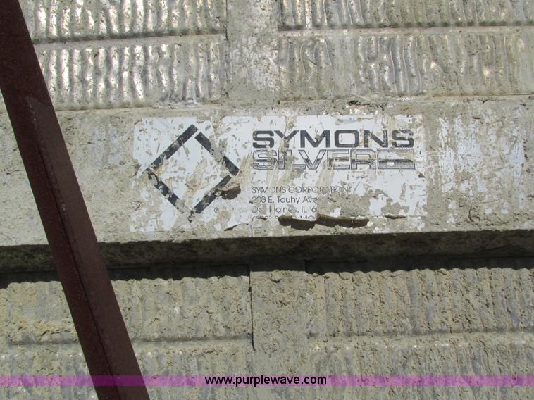 image for item I4230 (17) Symons Silver aluminum concrete forms