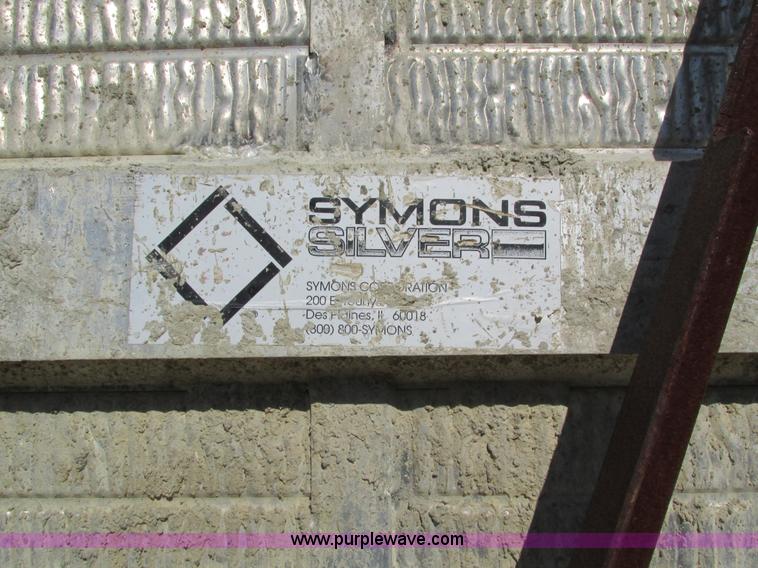 image for item I4231 (17) Symons Silver aluminum concrete forms