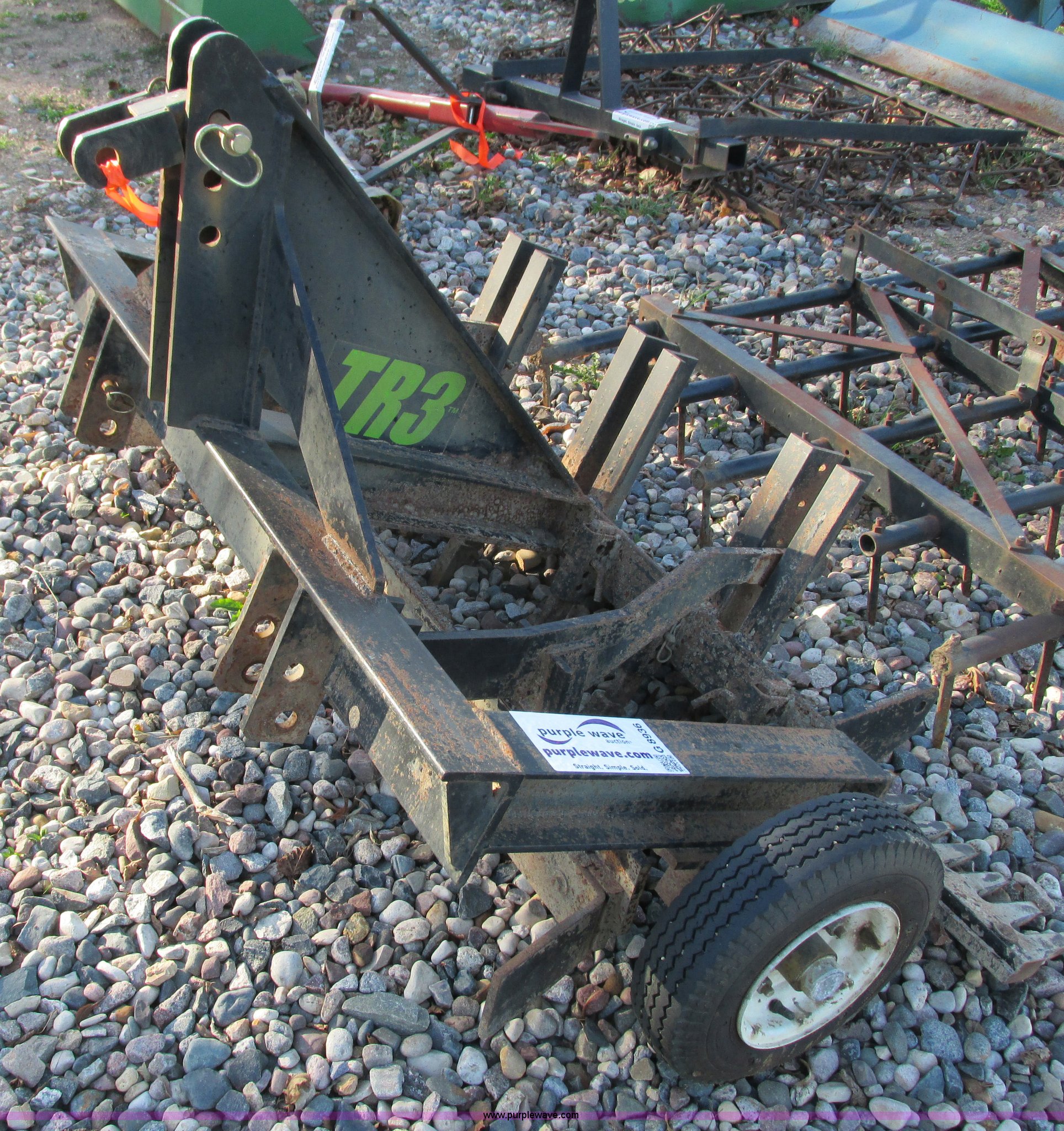 Absolute Renovations TR3 tractor rake in Delano, MN | Item G8936 sold ...