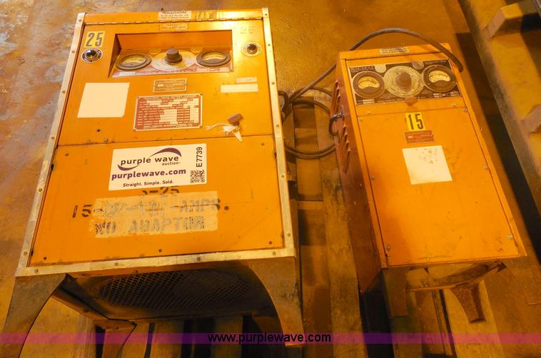 image for item E7739 (2) Industrial battery chargers