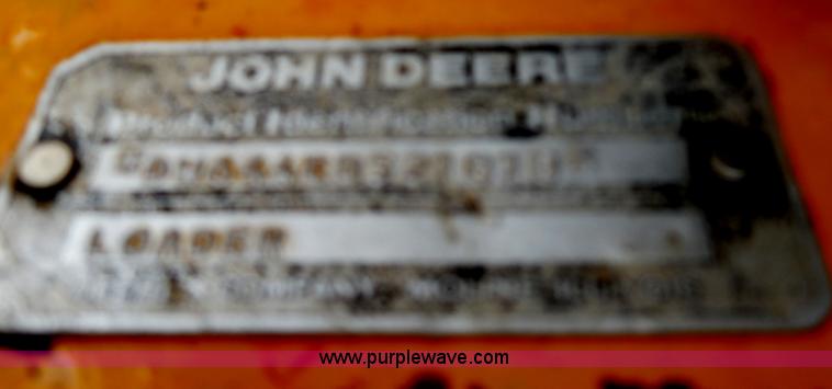 image for item E7746 1990 John Deere 644E articulated wheel loader