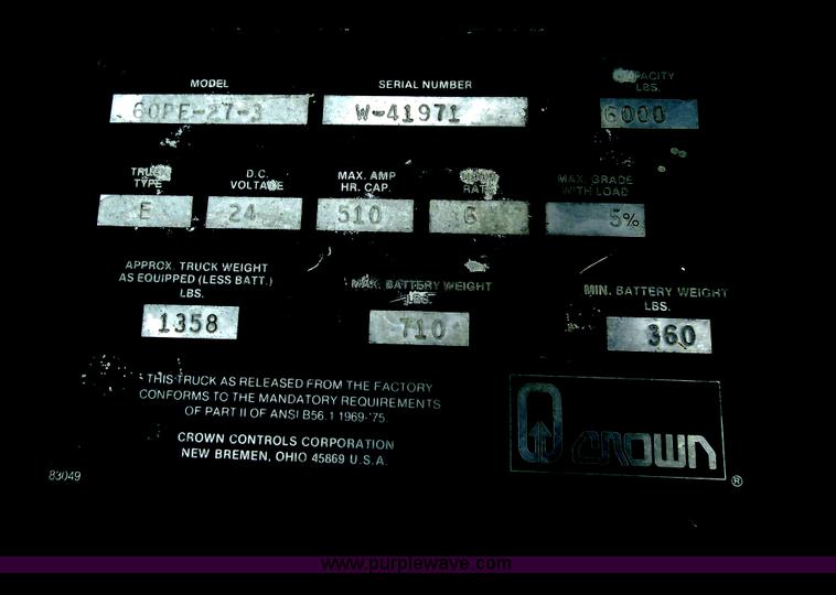 image for item F3253 (2) electric pallet jacks