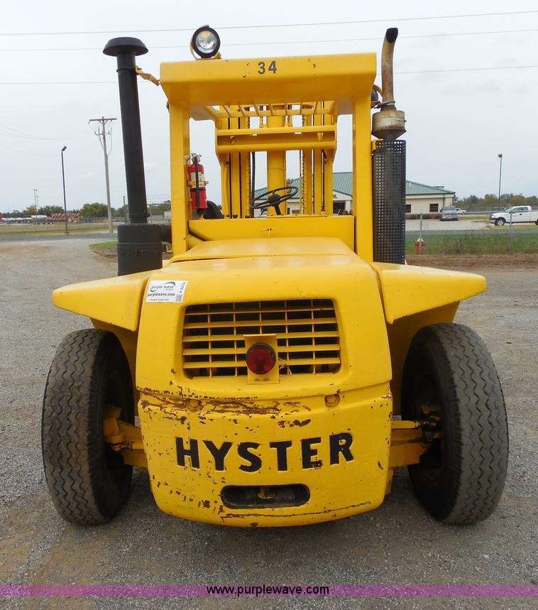 image for item F3259 Hyster rough terrain forklift