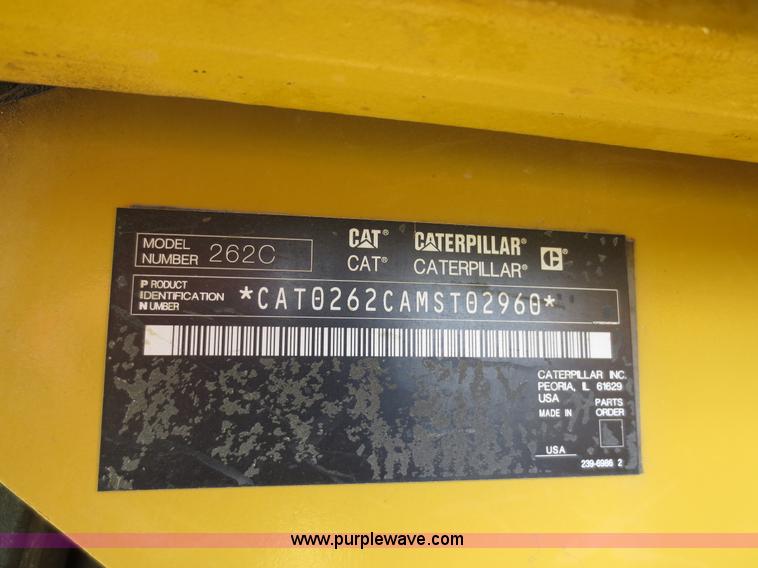 image for item F6729 2009 Caterpillar 262C skid steer