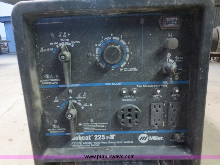 image for item F8021 Miller Bobcat 225 welder/generator
