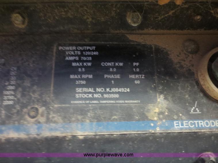 image for item F8021 Miller Bobcat 225 welder/generator