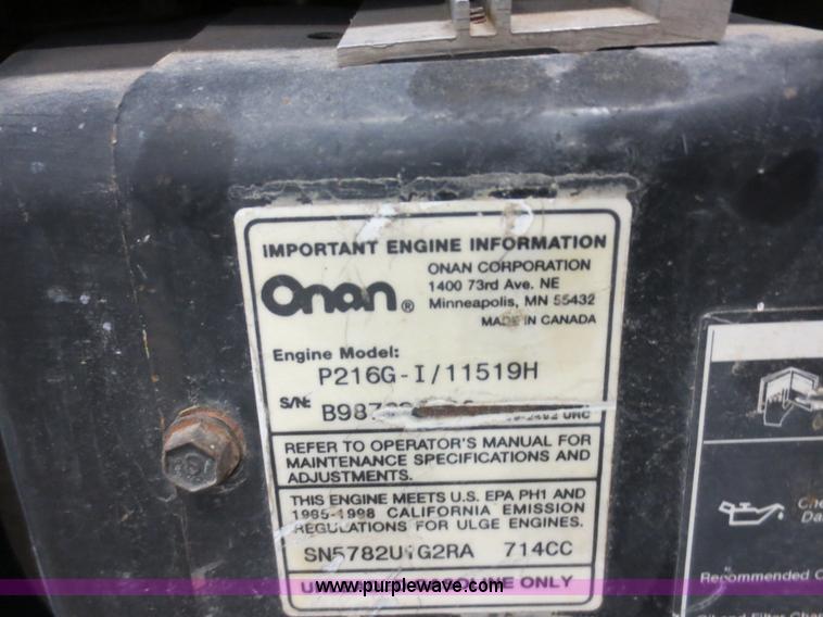 image for item F8021 Miller Bobcat 225 welder/generator