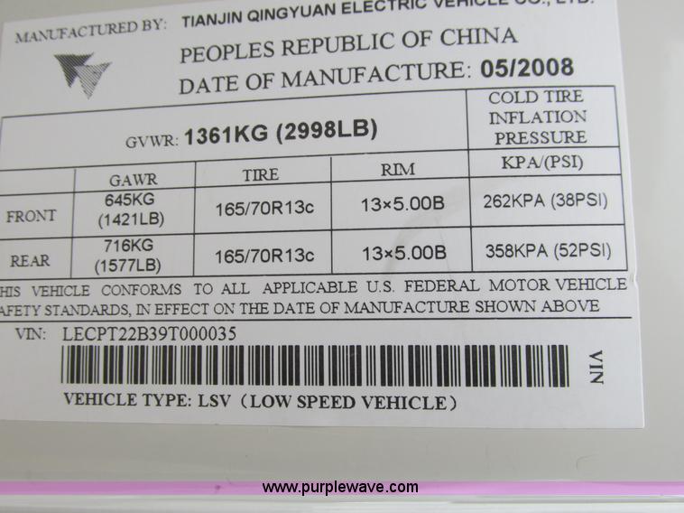 image for item I4970 2009 Miles ZX40 utility truck