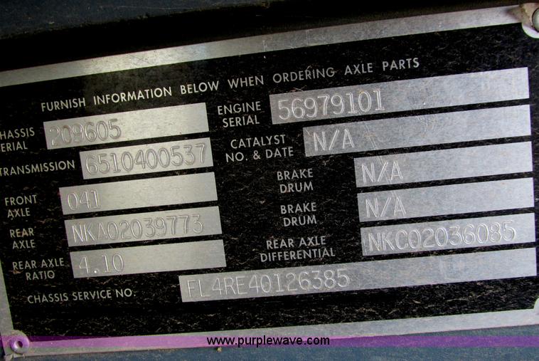 image for item I4974 2003 Blue Bird L4RE bus