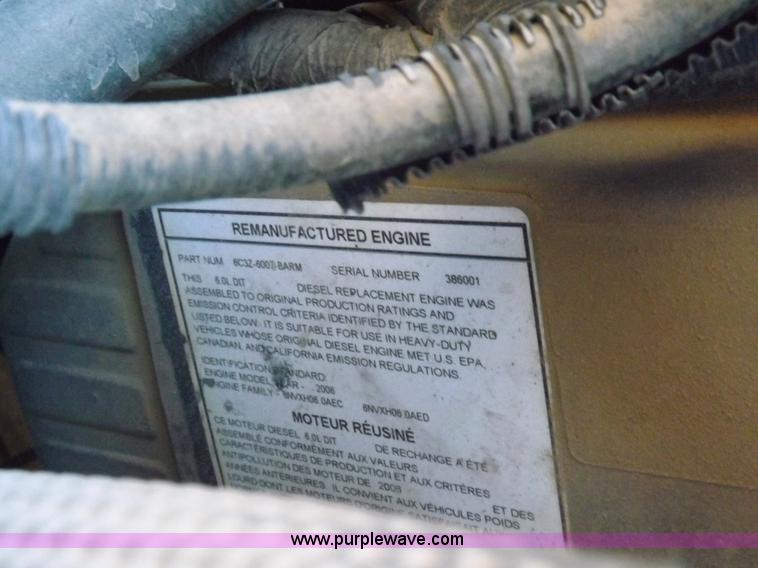 image for item I8425 2007 Ford F350 Super Duty XL flatbed truck