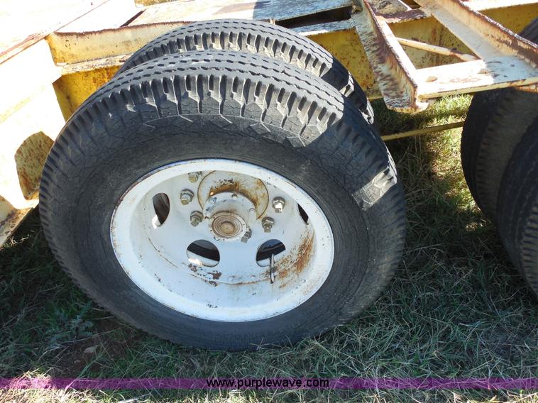 image for item M9274 2000 Shop built lowboy trailer