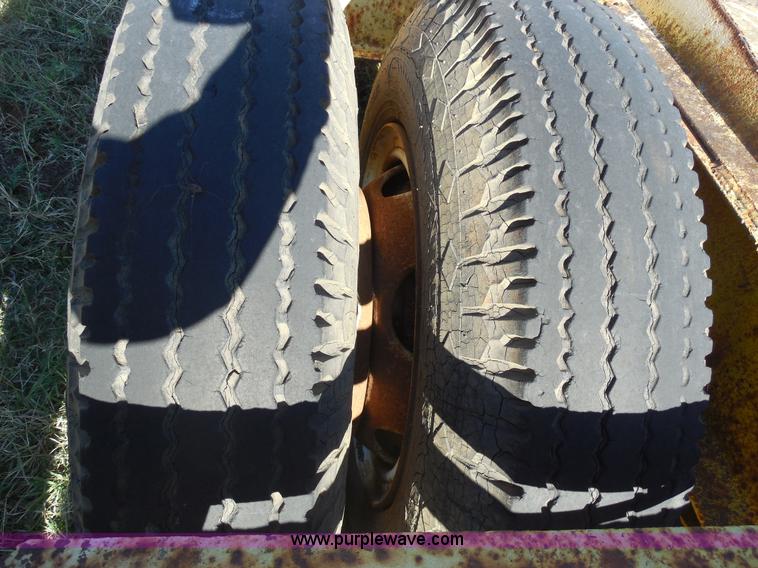 image for item M9274 2000 Shop built lowboy trailer