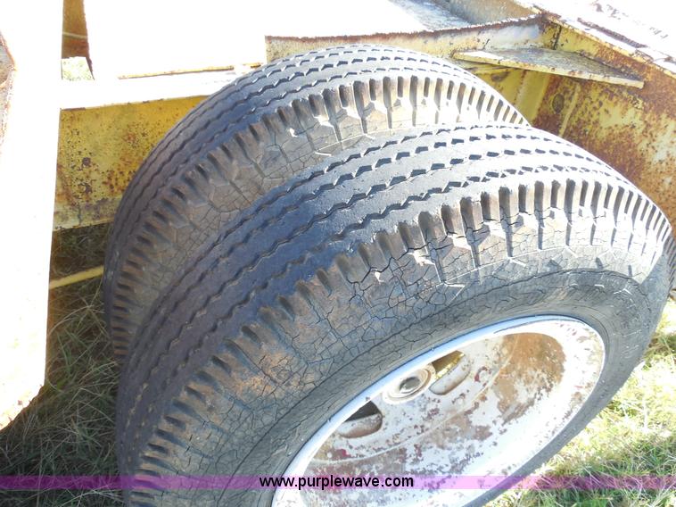 image for item M9274 2000 Shop built lowboy trailer