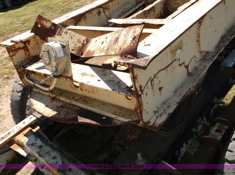 image for item M9274 2000 Shop built lowboy trailer