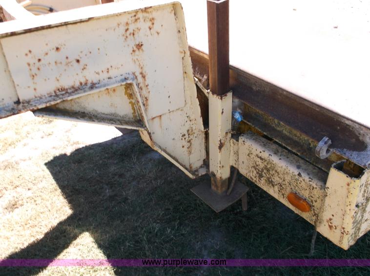 image for item M9274 2000 Shop built lowboy trailer