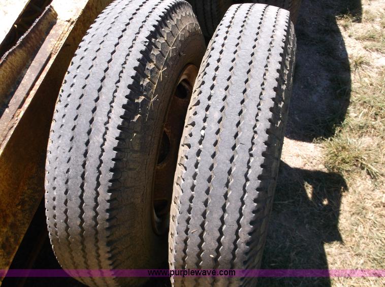 image for item M9274 2000 Shop built lowboy trailer