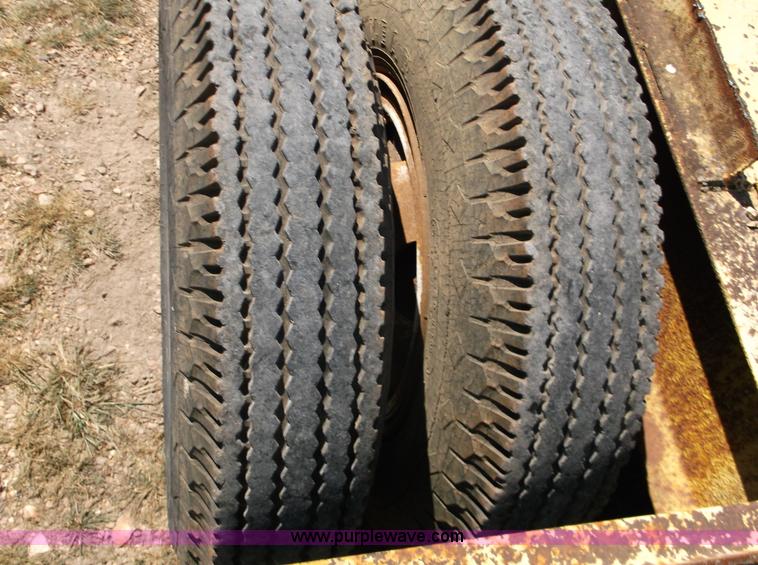 image for item M9274 2000 Shop built lowboy trailer