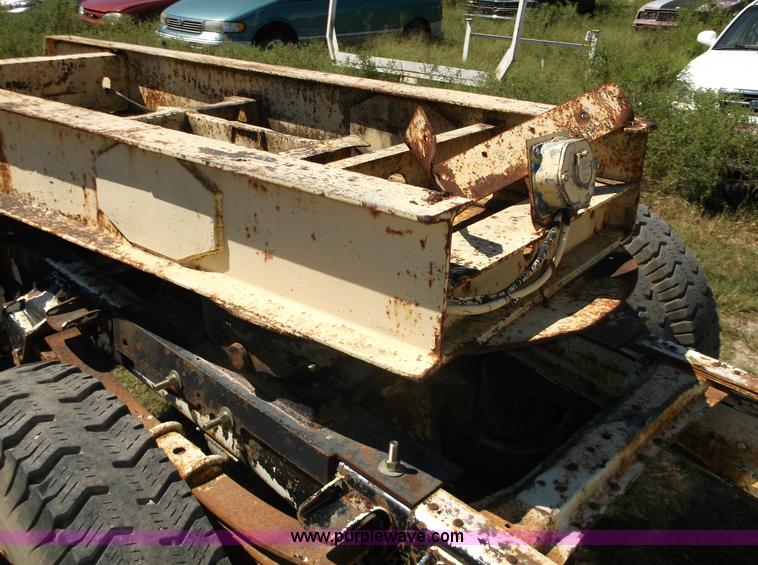 image for item M9274 2000 Shop built lowboy trailer