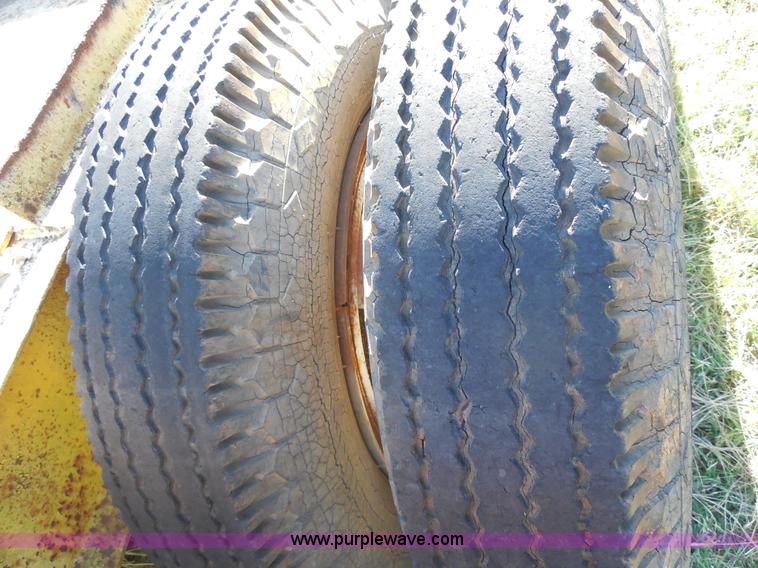 image for item M9274 2000 Shop built lowboy trailer