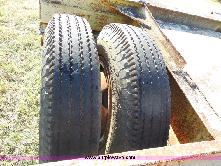 image for item M9274 2000 Shop built lowboy trailer