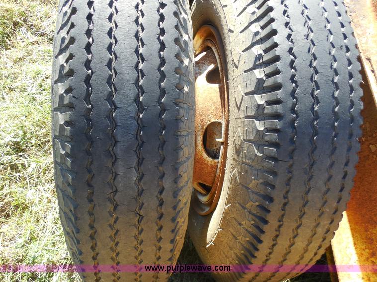 image for item M9274 2000 Shop built lowboy trailer