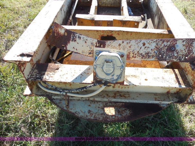 image for item M9274 2000 Shop built lowboy trailer