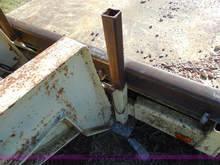 image for item M9274 2000 Shop built lowboy trailer