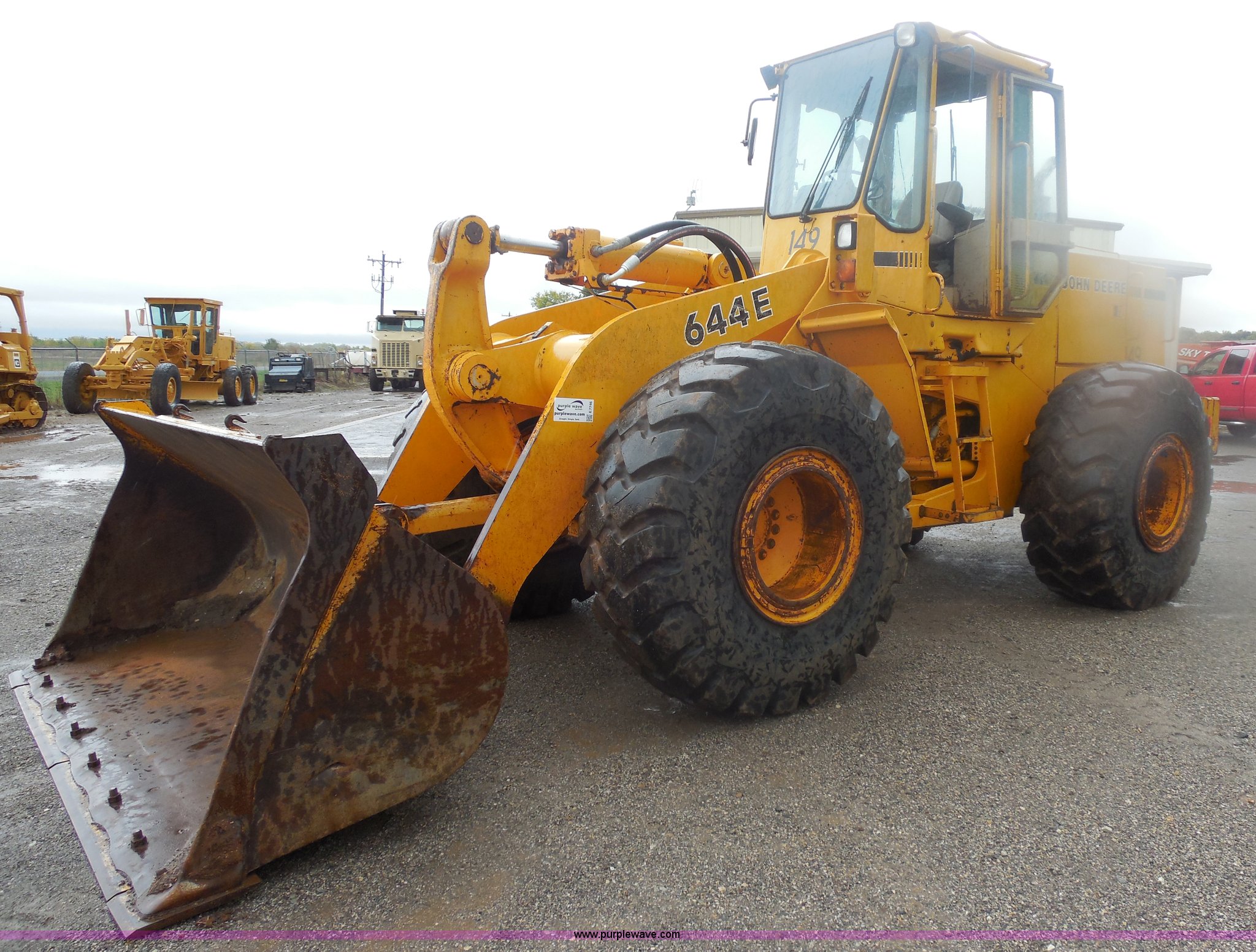 1990 John Deere 644E articulated wheel loader in Goldsby, OK Item