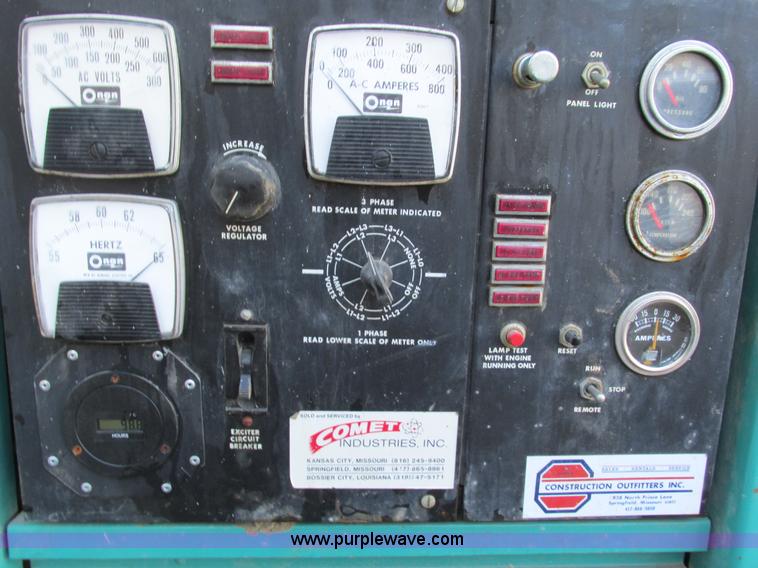 image for item AR9141 Onan DP-3500 generator set