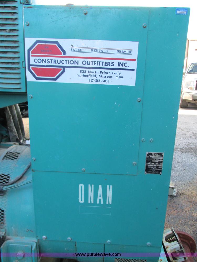 image for item AR9141 Onan DP-3500 generator set