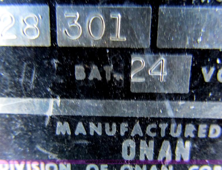 image for item AR9141 Onan DP-3500 generator set