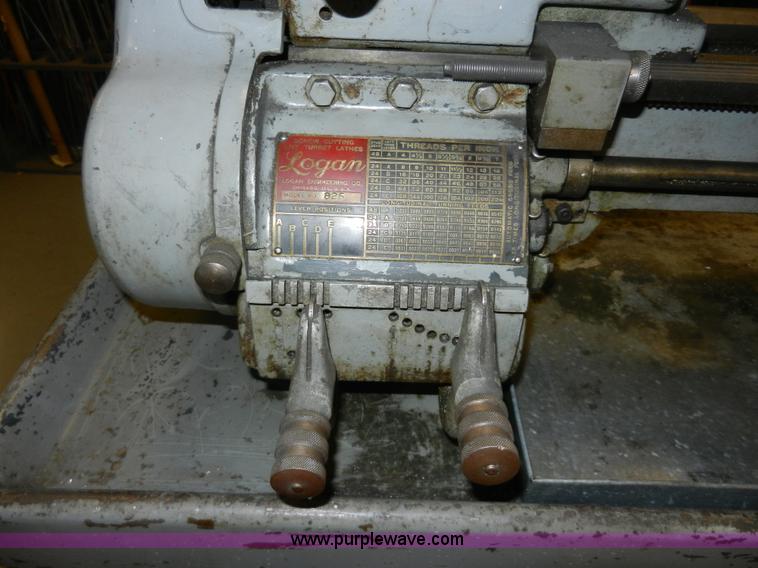 image for item AT9259 Logan 825 manual lathe with cabinet