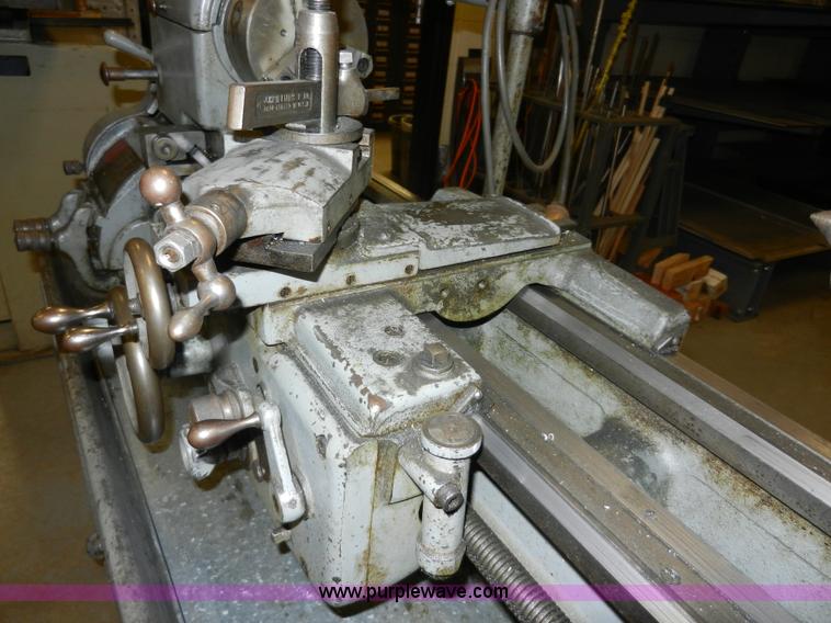 image for item AT9259 Logan 825 manual lathe with cabinet