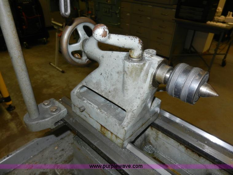 image for item AT9259 Logan 825 manual lathe with cabinet