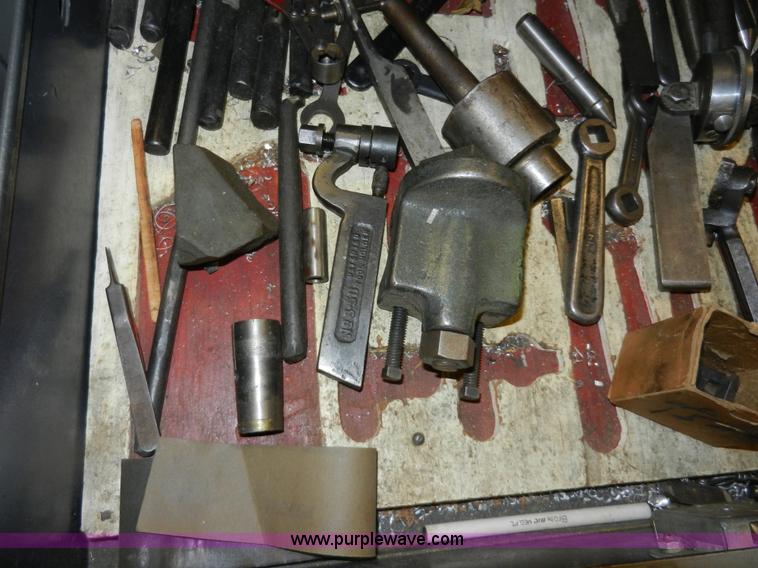 image for item AT9259 Logan 825 manual lathe with cabinet