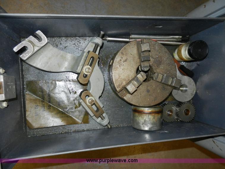 image for item AT9259 Logan 825 manual lathe with cabinet