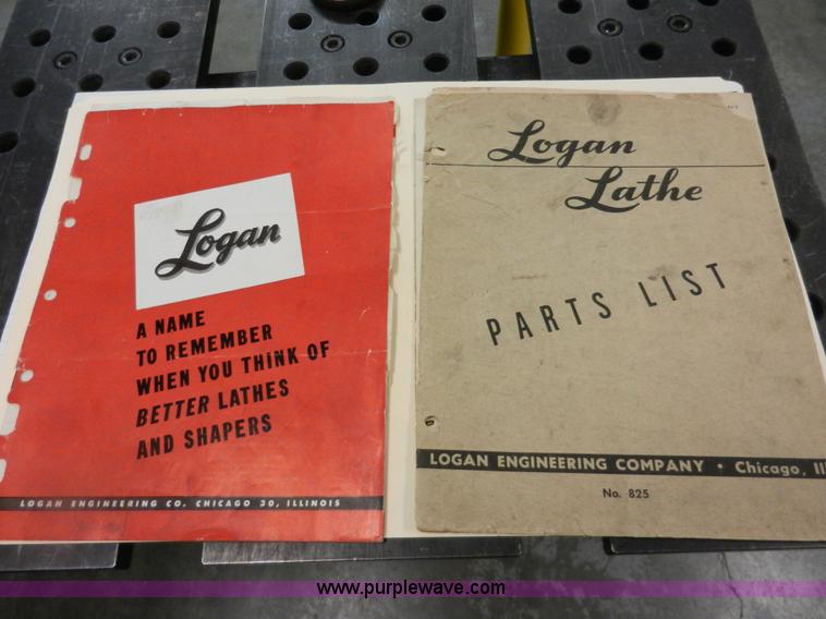 image for item AT9259 Logan 825 manual lathe with cabinet