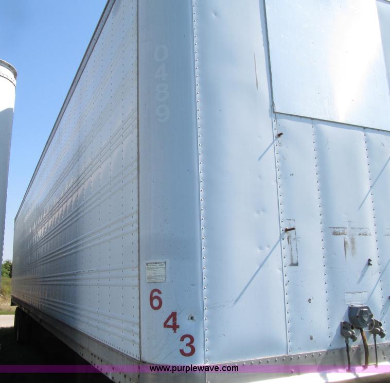 image for item E4558 1988 Dorsey tandem axle dry van trailer