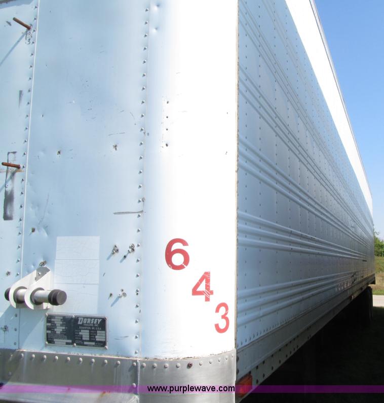 image for item E4558 1988 Dorsey tandem axle dry van trailer